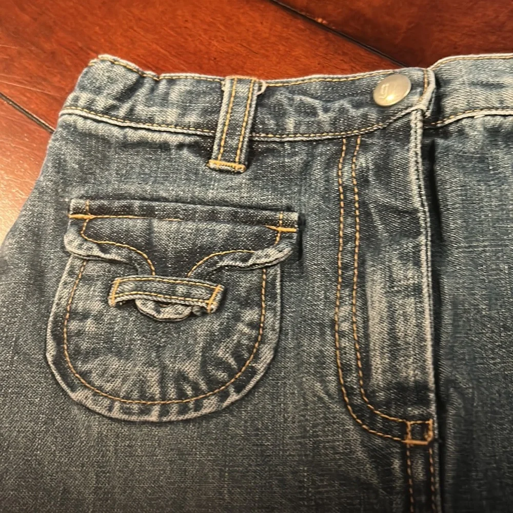 Gymboree Chelsea Girl Denim Embroidered Skort Size 5